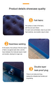 Tapis de pique-nique HKD, écologique, imperméable, tapis de plage <span class=keywords><strong>pour</strong></span> pique-niques et camping durables en plein air - Product Image 5