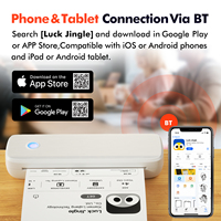 Impresora Térmica Portátil Luck Jingle L82 A4, Certificación FCC BSCI CE, Impresión sin Tinta, Etiquetas de 2-8 Pulgadas, Servicio Personalizado de Fábrica