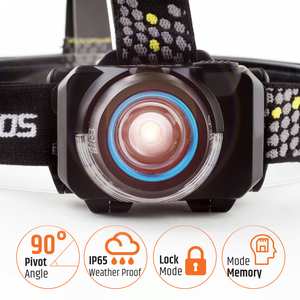 Linterna Frontal LED Híbrida de 600LM, Recargable por USB-C/Baterías AAAx3, 5 Modos, Luz Roja, IP65, para Construcción, Minería y Camping - Product Image 5