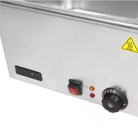 Équipement pour Traiteur Chauffe-plats Ensemble de 6 Casseroles Cuiseur de Buffet à Vapeur Électrique de Table Bain Marie