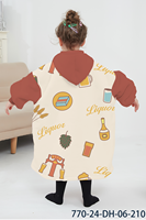 Usine personnalisée taille unique imprimé Noël surdimensionné portable géant à capuche couverture sweat adulte à capuche TV couverture