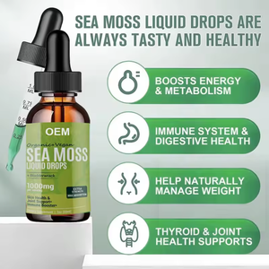 Ausreson Suplemento Líquido Orgánico de Musgo Marino Natural para Pérdida de Peso, Gotas Liposomales de Musgo Marino Irlandés para los Pulmones - Product Image 2