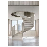 Escalier en colimaçon moderne Prima pour maison duplex Installation facile Conceptions d'escalier Escalier intérieur