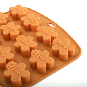 Décorations de Noël <span class=keywords><strong>Moule</strong></span> à biscuits pour homme en pain d'épice <span class=keywords><strong>Petit</strong></span> <span class=keywords><strong>moule</strong></span> à <span class=keywords><strong>chocolat</strong></span> d'anniversaire en silicone - Product Image 3