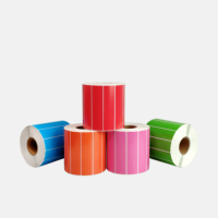 Étiquette Thermique Directe Perforée Blanche 4 x 6 Pouces, Compatible Imprimante Thermique, Pliées en Z, pour Adresses d'Expédition