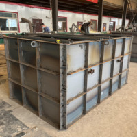 Meilleur prix fosse septique à trois formats en béton armé préfabriqué pour moule en acier de rénovation rurale