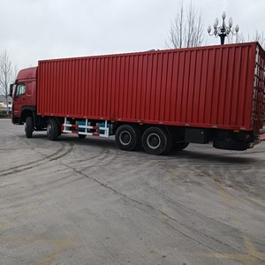 Vendita di seconda mano 12 veicoli da trasporto a ruote e 8*4 veicoli da carico a scatola da HOWO camion Container - Product Image 5