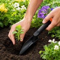Ensemble de pelles de jardin multifonctions en plastique avec truelle et râteau à trois dents léger pour le jardinage intérieur et extérieur, outils pour bonsaï