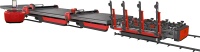 Ligne de découpe automatique de verre ALSX-CNC-2722 avec table de chargement et de déchargement, commande PLC intelligente et encodeur laser facile à utiliser