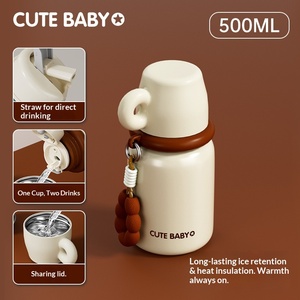 Nuevo Estilo, Taza Ecológica para Mantener la Temperatura, para Mujer, Acero Inoxidable 316, Mini Taza de Agua de Bolsillo, Doble Tapa, Infusor de Té, 6-12 - Product Image 4
