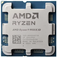 Ryzen 9 9950X3D Processor 5.7GHz Frequency New Athlon for Desktop CPUs