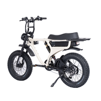 Vélo Électrique Tout-Terrain Rétro Vintage Fatboys Scrambler Bobber 2026 pour Adultes avec Suspension Intégrale, Moteur Bafang 1000W et Batterie Lithium, Pneus Larges