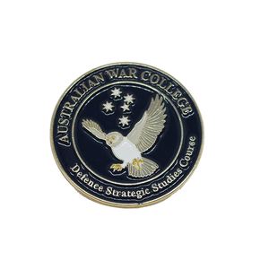 Moneda Conmemorativa del Departamento del País con Diseño de Águila, de Metal 2D, Aleación de Zinc, Esmalte Suave y Niquelado - Product Image 1