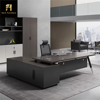 Bureau d'étude de luxe italien Bureau à domicile en bois Bureau d'ordinateur de direction