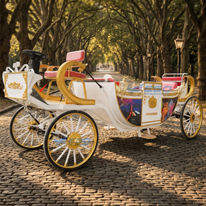 Calèche de Mariage de Luxe à Prix d'Usine en Gros pour Visites Royales et Chariots Tirés par des Chevaux - Product Image 1