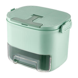 Molde para Cubitos de Hielo de Grado Alimenticio, Tipo Prensa, Caja de Almacenamiento de Gran Capacidad, Herramienta para Hacer Hielo a Prueba de Congelación para el Hogar - Product Image 3