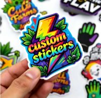 Impresión Personalizada, Vinilo Resistente a los Rayos UV, Adhesivo Impermeable y Duradero, PVC Resistente a la Intemperie, Adhesivos Autoadhesivos con Logotipo Troquelado, Etiquetas Personalizadas