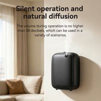 Diffuseur d'arômes intelligent sans eau pour hôtel de luxe, atomiseur commercial OEM, diffuseur mural d'huiles essentielles à air frais