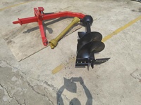 Tarière hydraulique agricole pour trous de poteaux, équipement de forage à attelage 3 points pour vergers