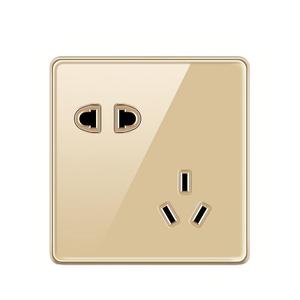 สวิตช์ควบคุมซ็อกเก็ตแบบเจาะพิมพ์ลายผ้าไหม10A กระแสไฟสูงสุด110V สูงสุดแผงควบคุมวัสดุ ABS - Product Image 1