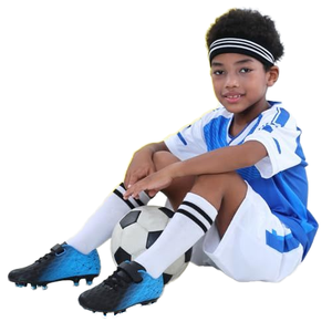 Chaussures de football synthétiques respirantes du fabricant personnalisées, chaussures de football antidérapantes pour garçons et filles, activités d'été en plein air - Product Image 2