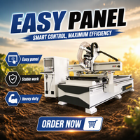 Möbel- und Schrankherstellungsmaschine CNC-Holzbearbeitungsmaschine ATC CNC-Fräse mit Linearem Werkzeugwechsler 1325 CNC-Holzbearbeitungs-Nesting-Maschine