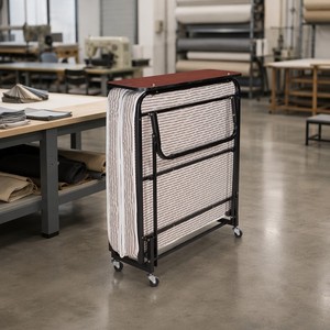 Letto Pieghevole con Materasso Portatile per Hotel, Mobili in Acciaio per Casa e Camera da Letto, Letto Moderno in Ferro Morbido, 10 Pezzi - Product Image 3