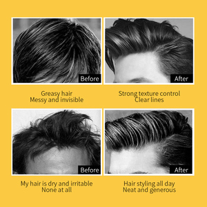 Pomade capillaire mate à tenue ferme, sans brillance, à base d'eau, biologique, pour hommes, texture naturelle, coiffures, <span class=keywords><strong>cire</strong></span> capillaire, coiffage pour hommes, marque privée - Product Image 4