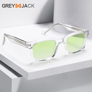 Gafas de Sol con Lentes TAC y Montura Transparente, Protección UV400, Unisex, Estilo Cuadrado, Material de PC, Tipo 3 - Product Image 4