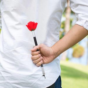 Accesorios de Magia, Rosa de Truco para Espectáculos de Magia, Ideal para Bodas y Fiestas, Truco de Magia Portátil con Varita que se Convierte en Rosa - Product Image 6