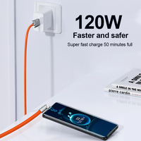 50% de réduction sur le câble de charge rapide Type C 120W 6A en alliage de zinc, câbles de données rotatifs à 180 degrés, 1,2 m, Oplaadkabel pour iPhone, Cable De Carga
