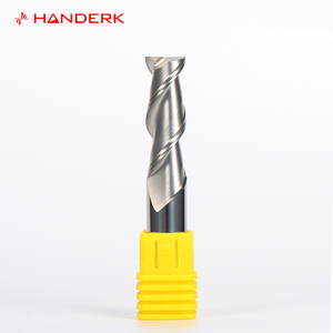 HANDERK Hrc55 Tungsten Carbide <strong>End</strong> <strong>Mill</strong> 6/8/10/12mm 2/3Flute Flat <strong>End</strong> Milling Cutter Set <strong>for</strong> Aluminum <strong>Copper</strong> Alloy - Product Image 4