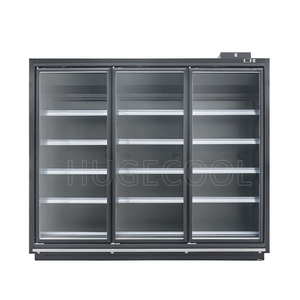 Vitrina frontal baja moderna para supermercado, refrigerador usado como control remoto vertical, multicubierta, congelador con vidrio - Product Image 1
