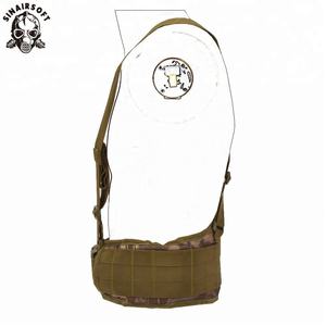 เสื้อกั๊กยุทธวิธีพร้อมเข็มขัด Molle ทำจากไนลอน 1000D สะดวกสบายสำหรับการต่อสู้ รูปทรงตัว H ปรับได้ พร้อมแผ่นรองนุ่ม - Product Image 4