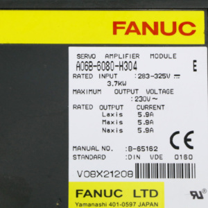 12 meses de garantía Fanuc A06B-6080-H304 Módulo Fanuc usado, probado y en buen estado A06B6080H304 Envío rápido vía DHL - Product Image 1