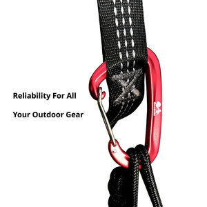 قفل تلقائي بشعار مخصص ، Carabiner دوار 12KN - Product Image 4