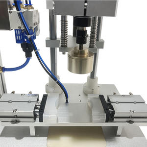 เครื่องปิดฝาขวดกึ่งอัตโนมัติแบบลม ขนาดเส้นผ่านศูนย์กลางขวด 18 มม. สำหรับใช้กับสารเคมี พร้อมมอเตอร์และปลั๊กแบบยุโรป - Product Image 5