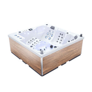 6 persona 80-Jet acrílico Premium tumbona Spa <span class=keywords><strong>jacuzzi</strong></span> <span class=keywords><strong>con</strong></span> retroiluminación LED cascada - Product Image 1