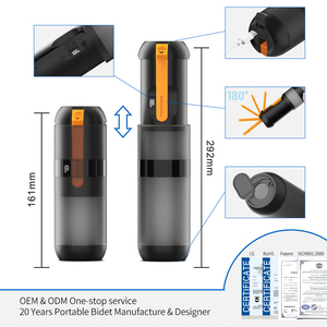 Bidé Portátil Pequeño Más Reciente con Dos Modos <span class=keywords><strong>de</strong></span> Presión, Rociador <span class=keywords><strong>de</strong></span> Bidé Retráctil <span class=keywords><strong>de</strong></span> Viaje para el <span class=keywords><strong>Cuidado</strong></span> <span class=keywords><strong>de</strong></span> la Higiene Personal, Bidé para Viajeros Musulmanes - Product Image 3