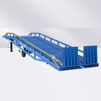 Pont de chargement de conteneurs portable, quai de chargement de conteneurs hydraulique mobile, rampe de chargement