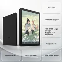 Hindetel Portable 7inch E-Ink Ebook Reader dengan Layar Berwarna Wi-Fi Android OS Mendukung Kartu Memori & File TXT