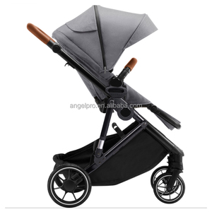 Cochecito de Bebé Plegable de Lujo con Marco de Acero Inoxidable 2 en 1 para Niños de 0 a 3 Años - Product Image 2