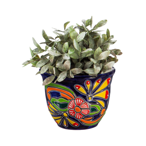 Maceta de cerámica <span class=keywords><strong>Talavera</strong></span> hecha a mano Diseño mexicano pintado a mano vibrante, adecuado para plantas falsas y vivas con orificio de drenaje - Product Image 5