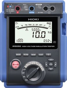 Hioki IR5050 - Comprobador de Aislamiento de Alto Voltaje, Medidor Electrónico de Resistencia de Aislamiento, Medidor de Resistencia de Aislamiento de Alto Voltaje - Product Image 2