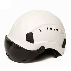 Casque de sécurité industriel orange de type V avec 6 points de suspension et design à fentes pour la construction - Product Image 4