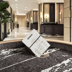 กระเป๋าสตางค์ Boshiho แบบสั้น พับได้ ใส่บัตรได้ ดีไซน์บางเฉียบ หนังแท้ ลายพิมพ์ใหม่ หลากหลายแบบ ใส่ธนบัตรได้ ใส่บัตรเครดิตได้ - Product Image 5