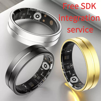 Anillo Inteligente TK7, Monitor de Frecuencia Cardíaca, Sueño, Presión Arterial y Oxígeno en Sangre, Compatible con Sistemas ISO y Android, con Base de Carga Gratuita y SDK