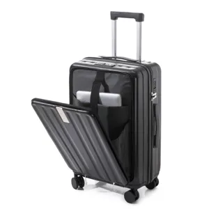 맞춤형 하이 퀄리티 여행 가방 100% 새로운 ABS 컴퓨터 철 트롤리 하드 쉘 비즈니스 여행 가방