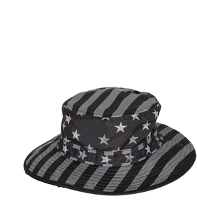 Chapeau de pêcheur d'hiver rayé réglable pour adulte, doux, léger, anti-UV 50+, anti-humidité, décontracté, pour usage quotidien en extérieur - Product Image 1