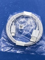 Cable de Datos USB 2.0 Tipo-C/USB-A ATF de 1.8m, Conductor de Cobre Desnudo, Material TPE Suave Blanco, Carga Rápida de 3A para Teléfonos Móviles